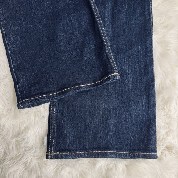 Old Navy Mid Rise Wow Bootcut Jeans 12 (32x31.5) Dark Wash Blue Stretch Womens - Picture 7 of 9